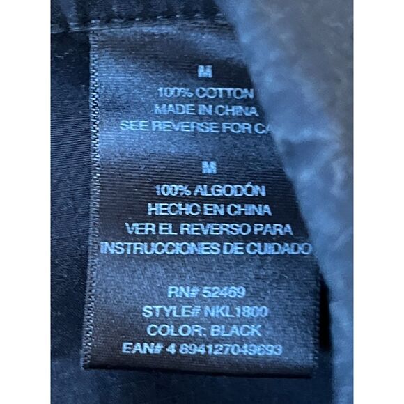 Norma Kamali Black Utility Jacket Coat Women's Size Medium - Picture 5 of 9